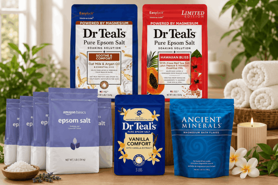 Best Magnesium Bath Soaks for Deep Sleep and Stress Relief